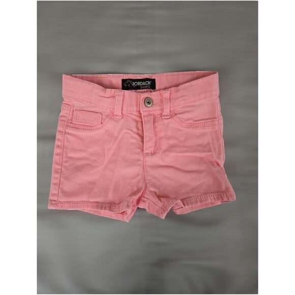 Jordache Pink Midi Shorts for Toddler Girls 3T - Adjustable Waist - Picture 1 of 4